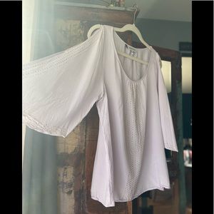 Jennifer Lopez pale lavendar Blouse